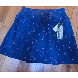 Kyodan Flamingo Golf Skirt Skort SIZE Small Pockets Pickleball Tennis NWT